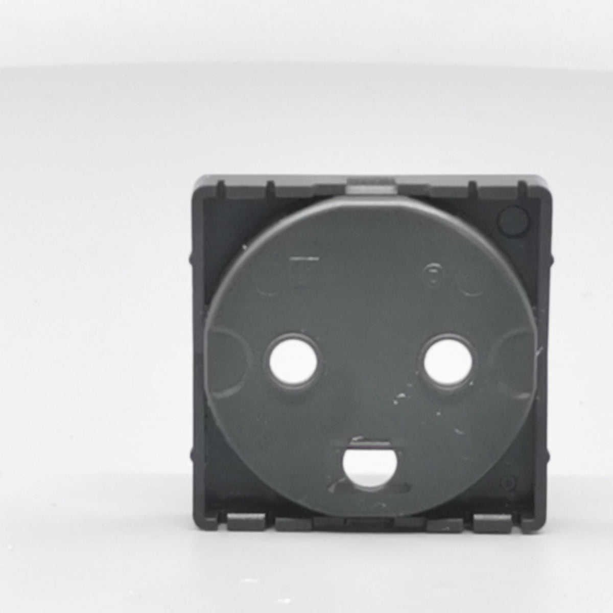 Fuga Afdækning for stikkontakt 1 modul koksgrå (360° frame 13)
