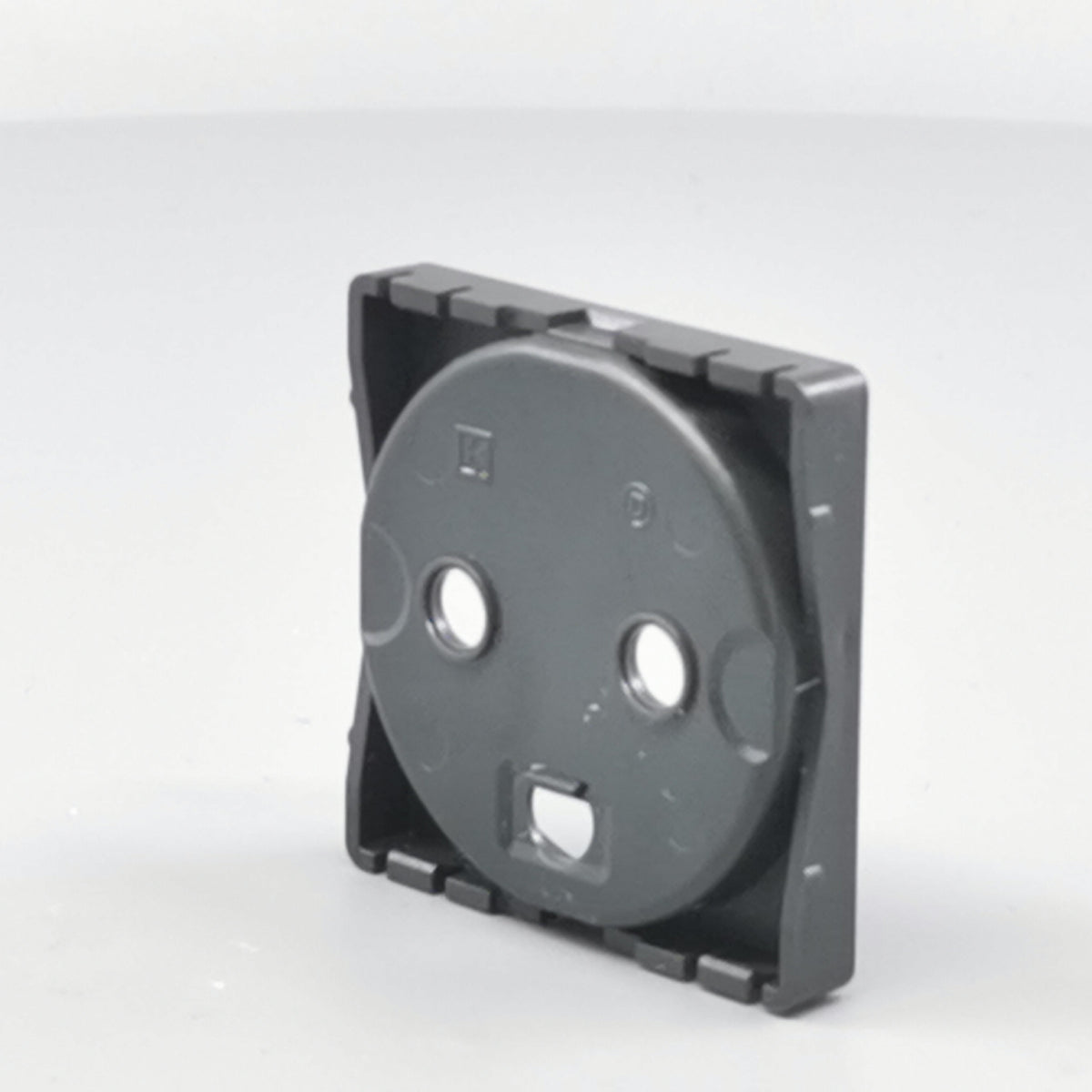 Fuga Afdækning for stikkontakt 1 modul koksgrå (360° frame 16)
