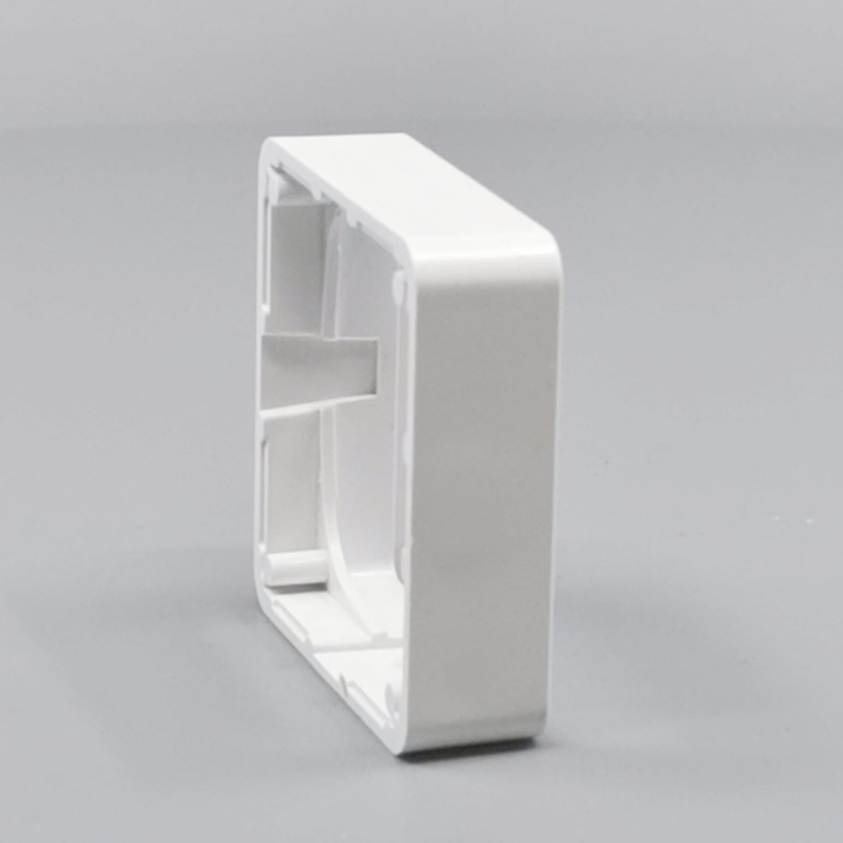 LK Fuga ramme Baseline 50 1m 14mm høj - hvid (360° frame 18)