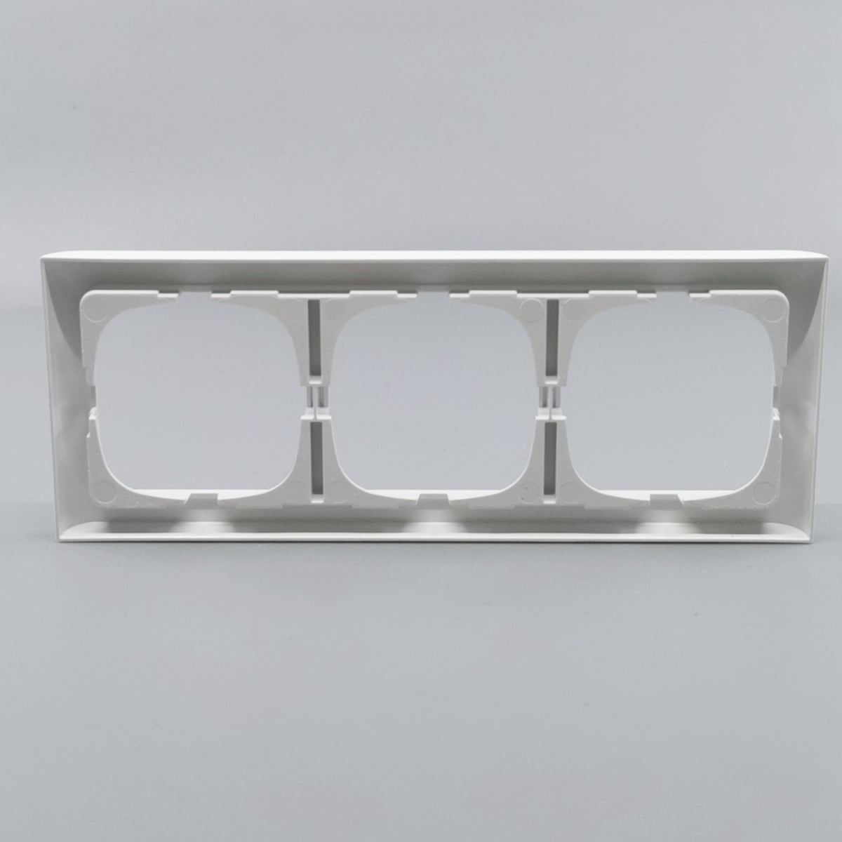 LK Fuga ramme Softline 63 3m vandret - hvid (360° frame 13)