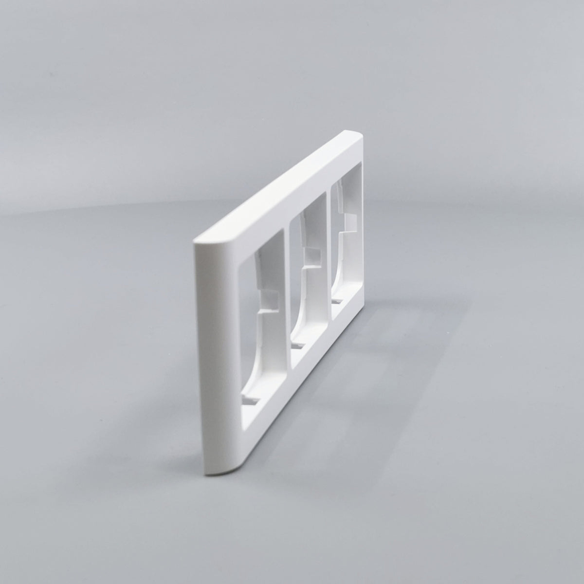 LK Fuga ramme Softline 63 3m vandret - hvid (360° frame 20)