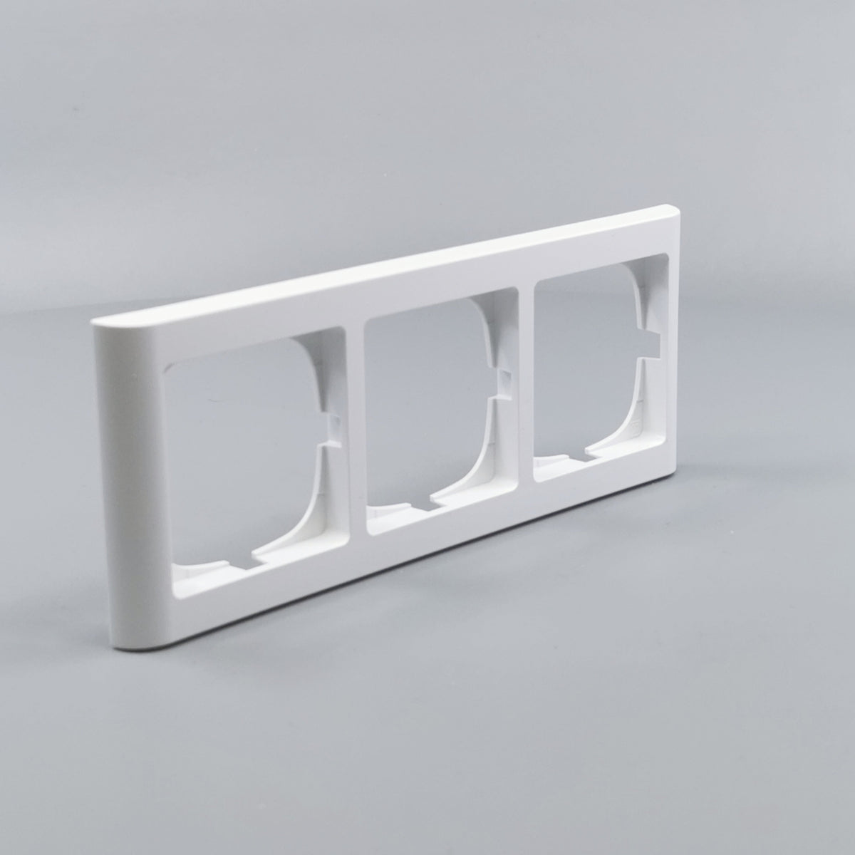 LK Fuga ramme Softline 63 3m vandret - hvid (360° frame 22)