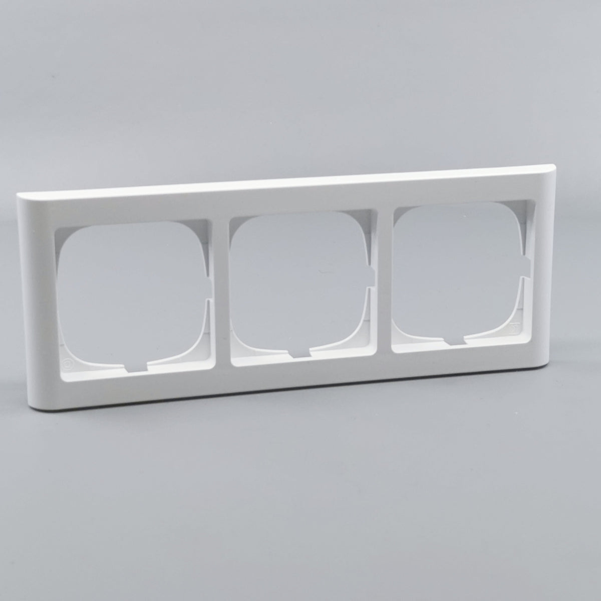LK Fuga ramme Softline 63 3m vandret - hvid (360° frame 24)