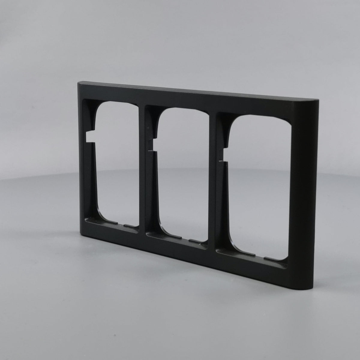 LK Fuga ramme Softline 63 3x1½m - koksgrå (360° frame 4)