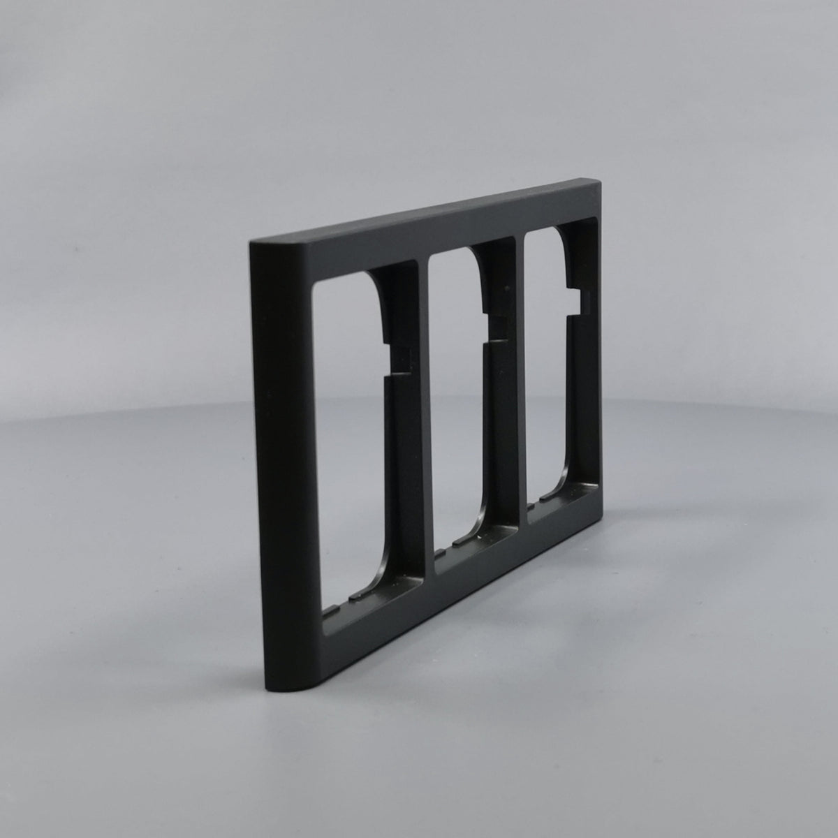 LK Fuga ramme Softline 63 3x1½m - koksgrå (360° frame 21)