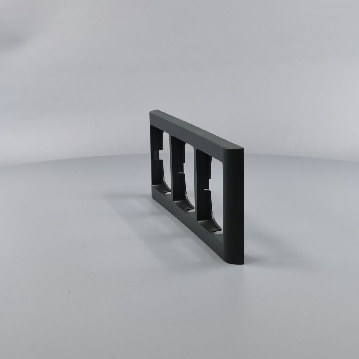 LK Fuga ramme Softline 63 3m vandret - koksgrå (360° frame 6)