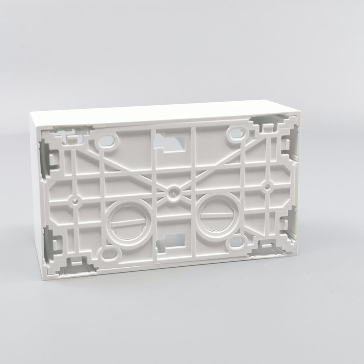 LK Fuga Softline vandret underlag 2 modul 49mm dyb - hvid (360° frame 12)