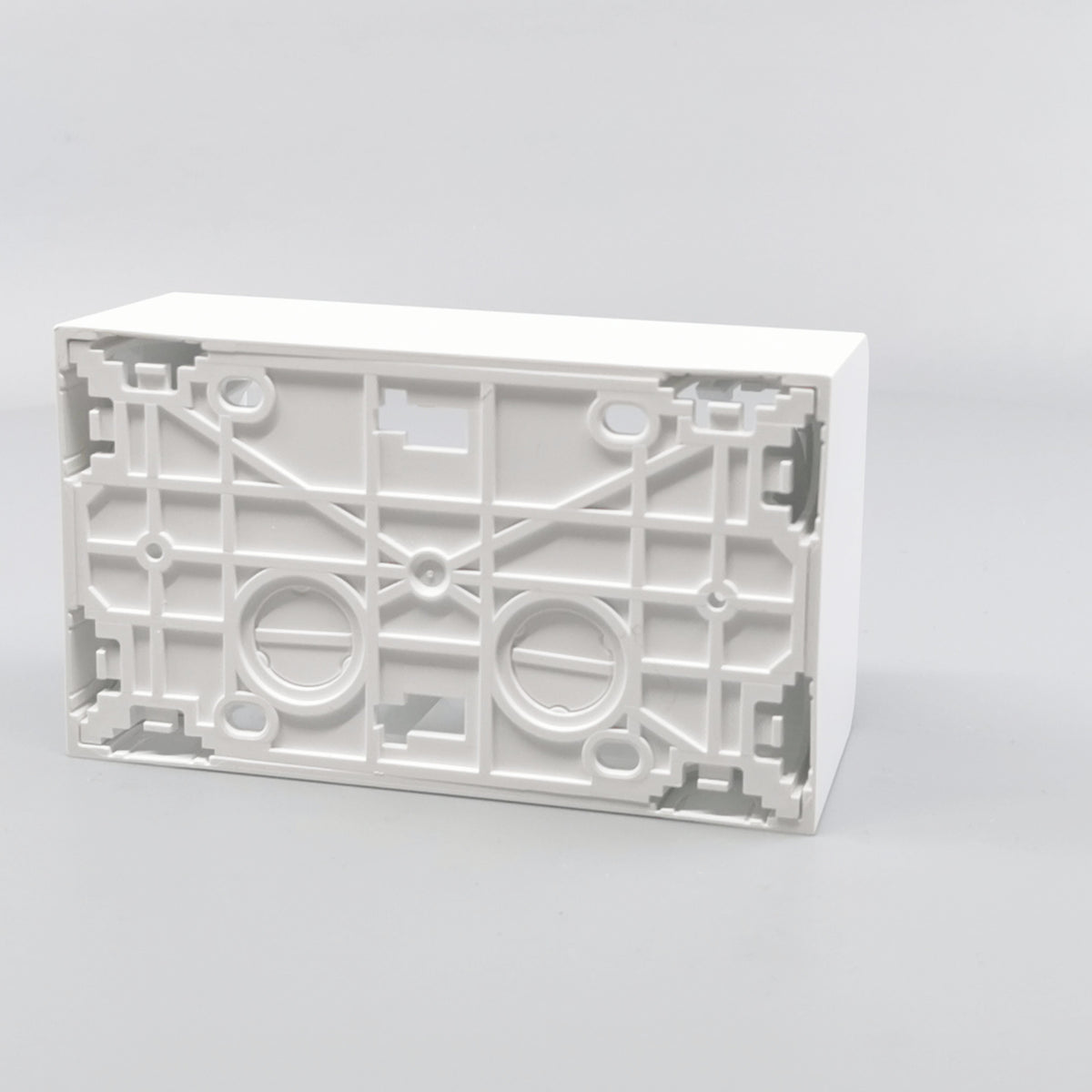 LK Fuga Softline vandret underlag 2 modul 49mm dyb - hvid (360° frame 14)