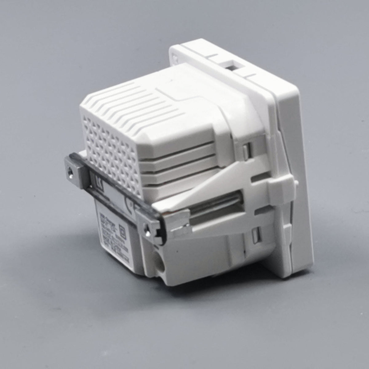 Fuga 2xUSB lader 2,1A 1 modul - hvid (360° frame 17)