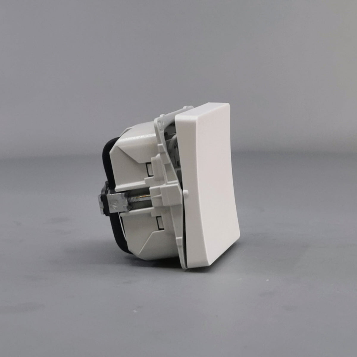LK Fuga krydsning afbryder 16A - hvid (360° frame 20)