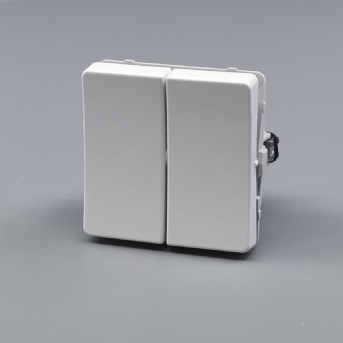 LK Fuga dobbelt korrespondance afbryder 16A - hvid (360° frame 2)