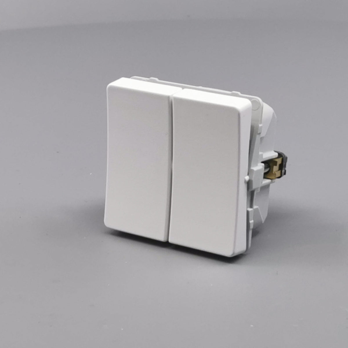 LK Fuga krone afbryder 16A - hvid (360° frame 3)
