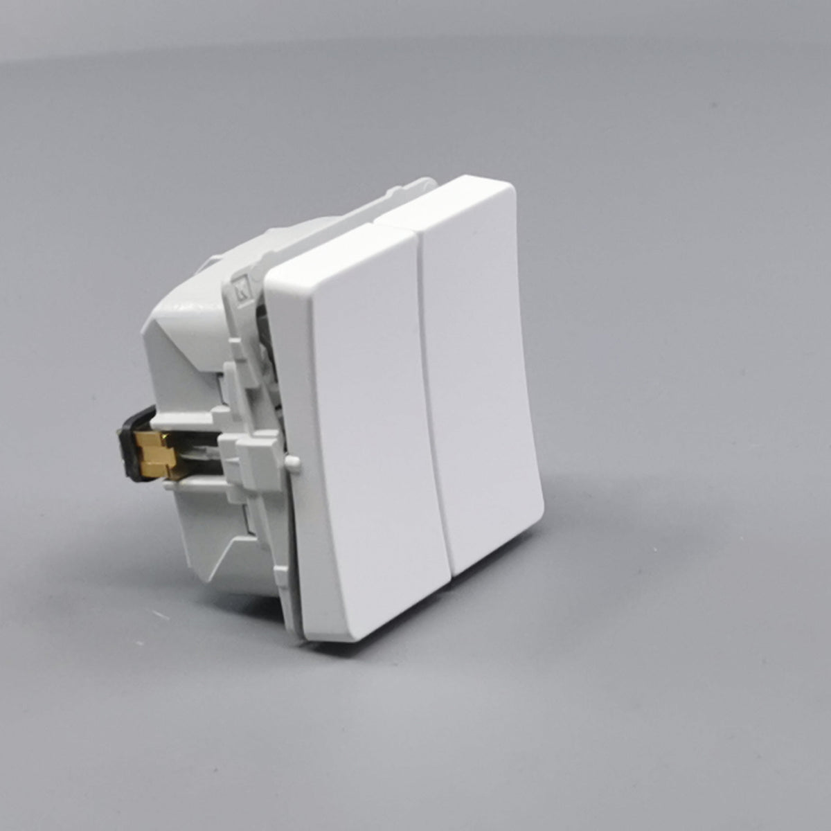 LK Fuga krone afbryder 16A - hvid (360° frame 21)