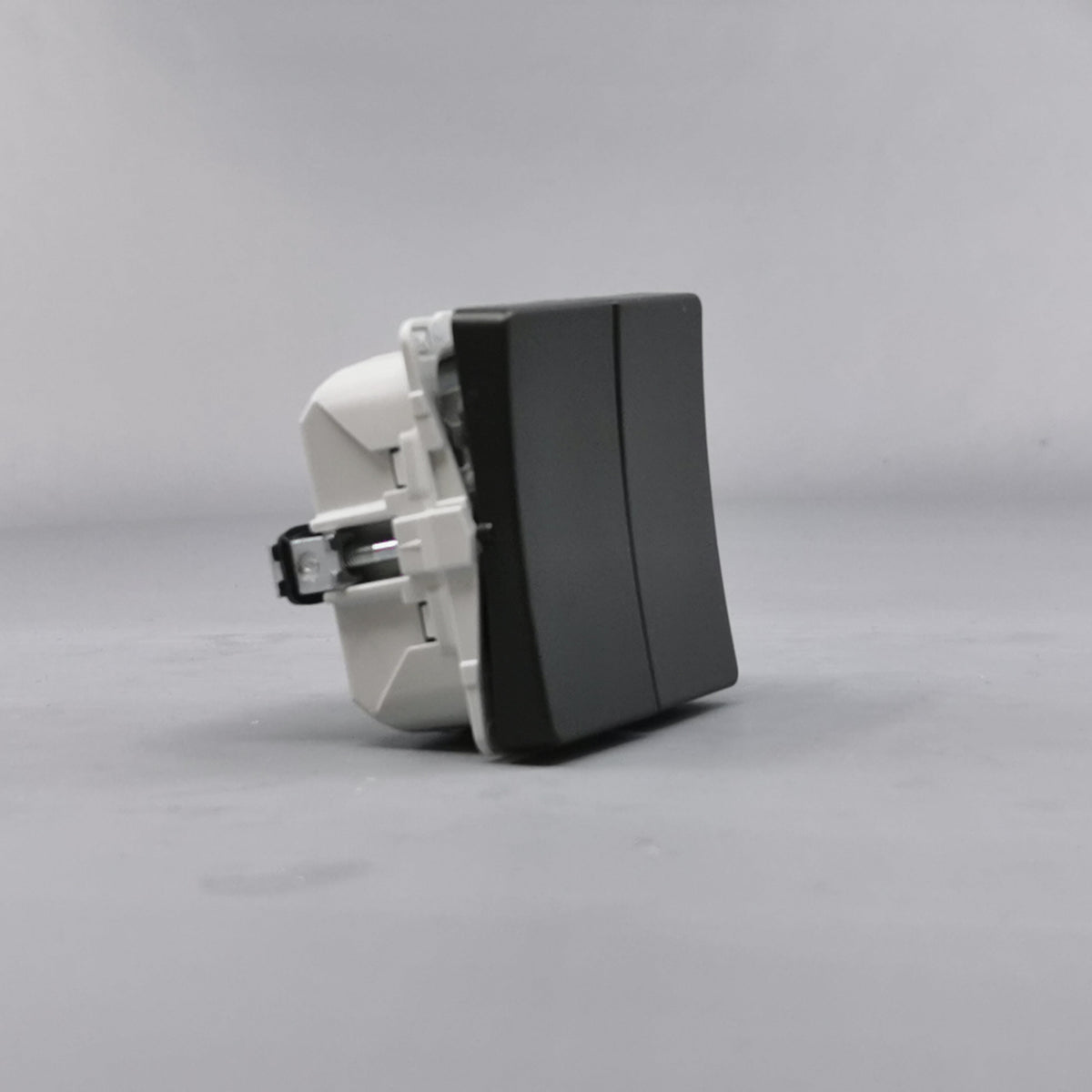 LK FUGA® afbryder krone 16A, koksgrå (360° frame 21)