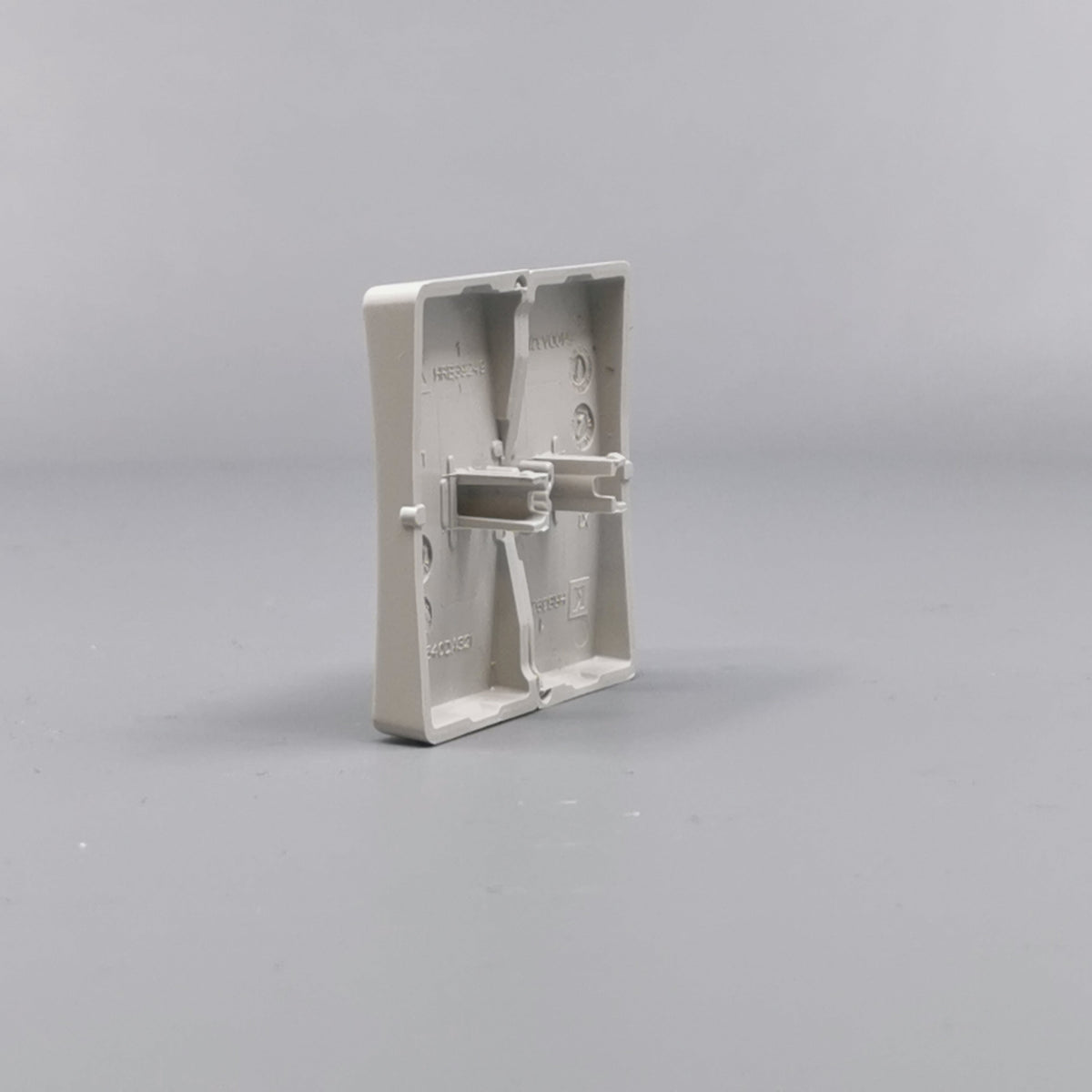LK Fuga tangentsæt til dobbeltafbryder, ny model - lysegrå (360° frame 9)