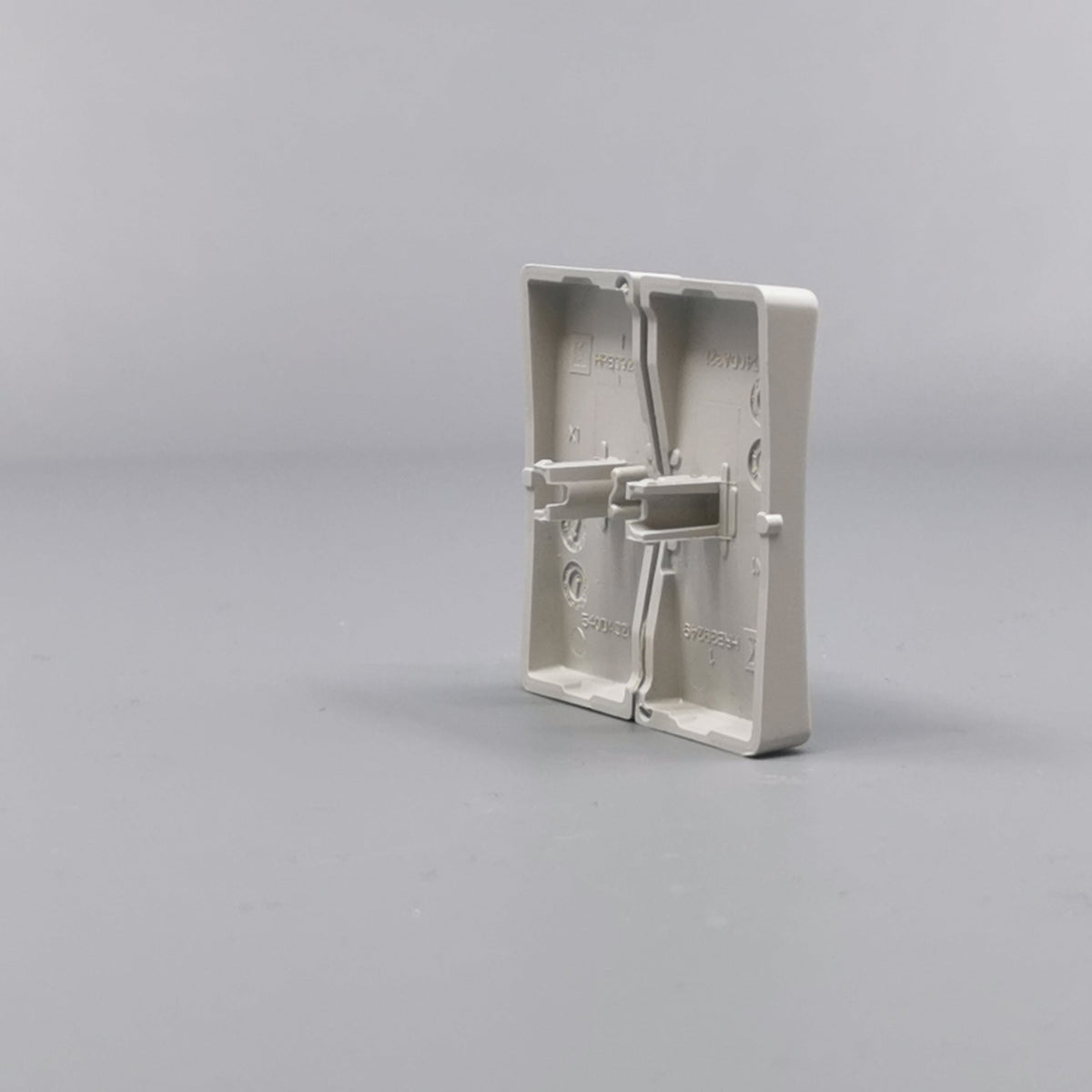 LK Fuga tangentsæt til dobbeltafbryder, ny model - lysegrå (360° frame 17)