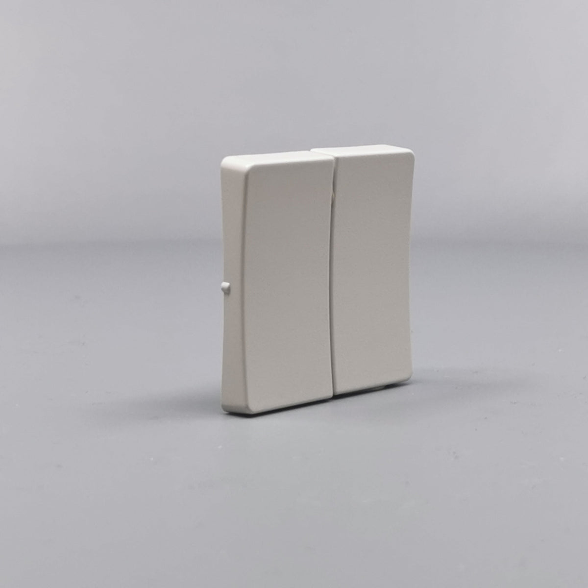 LK Fuga tangentsæt til dobbeltafbryder, ny model - lysegrå (360° frame 22)