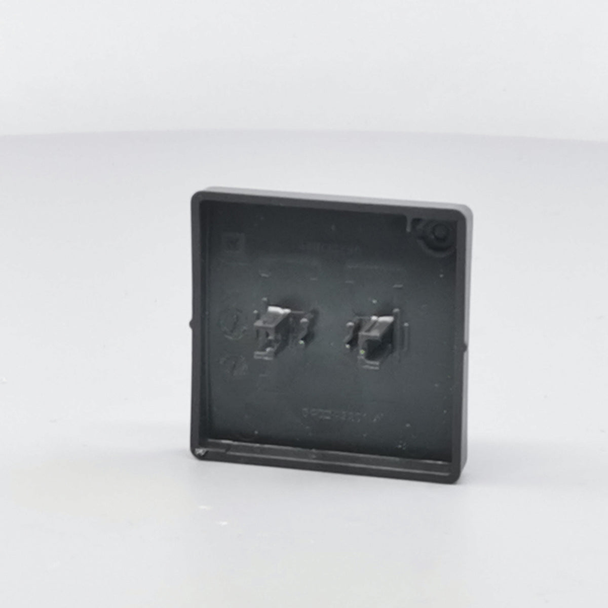 LK FUGA®afbryder 16A tangent 2 pol 1, koksgrå (ny type) (360° frame 14)