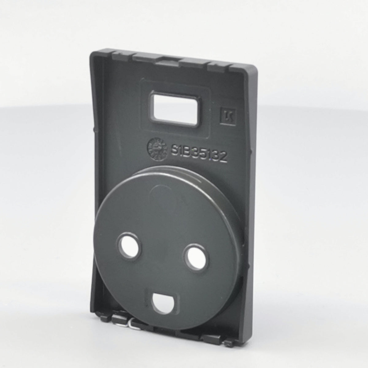 FUGA afdækning Stikk. m/j med 5V USB-lader Koksgrå (360° frame 15)