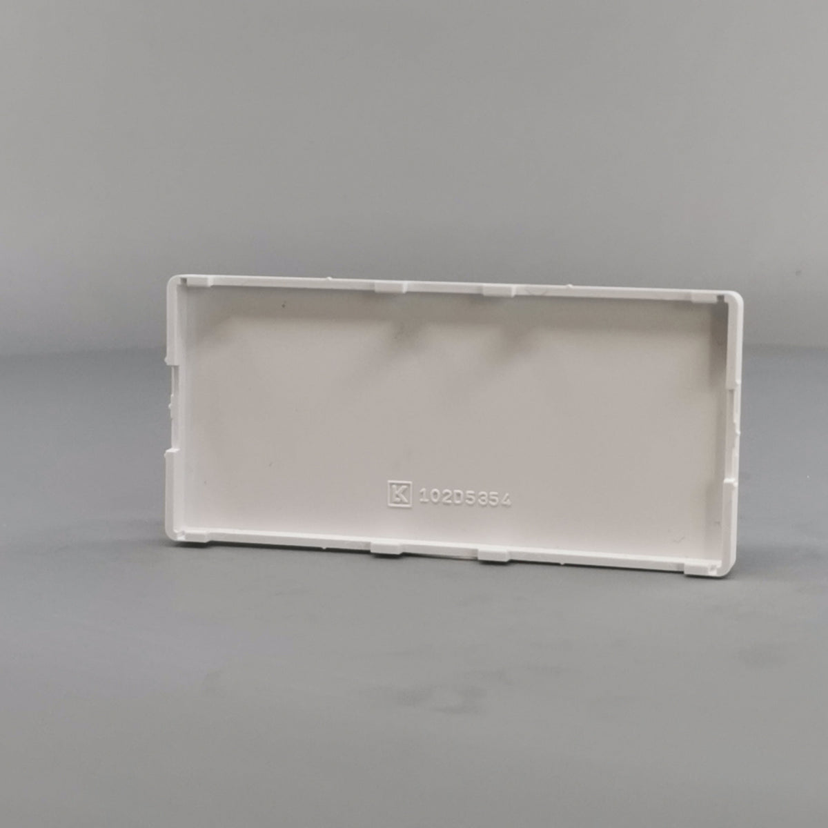 Fuga afdækning for blænddæksel 2 modul hvid (360° frame 14)
