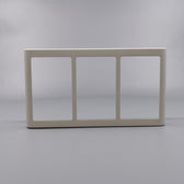 LK Fuga ramme SOFT 63 3x1½m - lysegrå