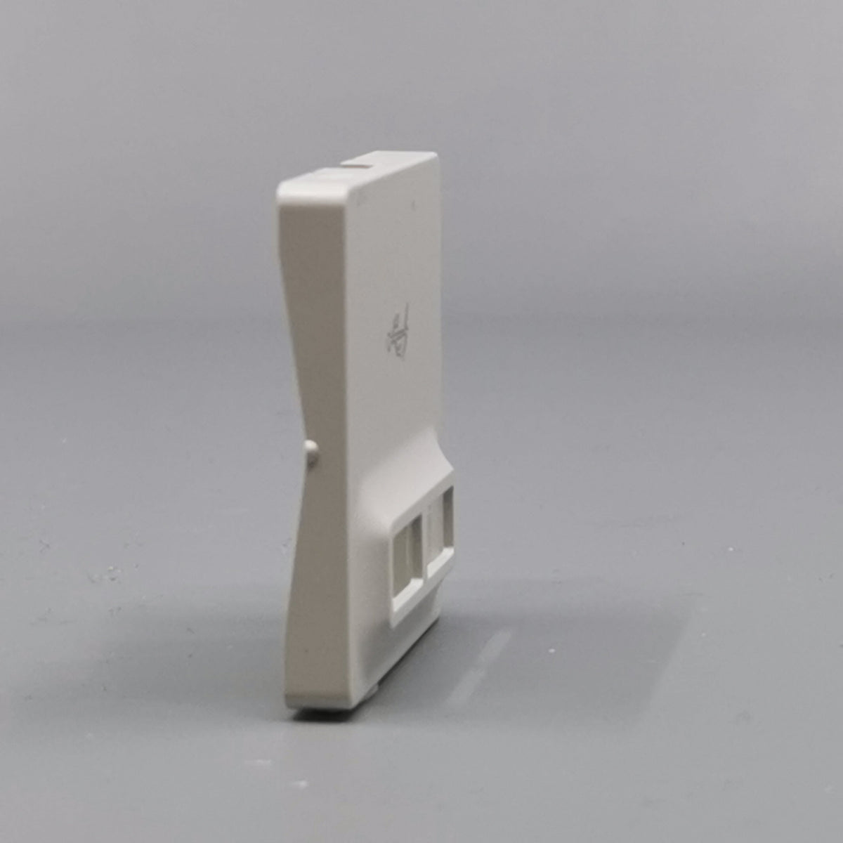 Fuga afdækning til 2 USB-ladere lysegrå (360° frame 20)