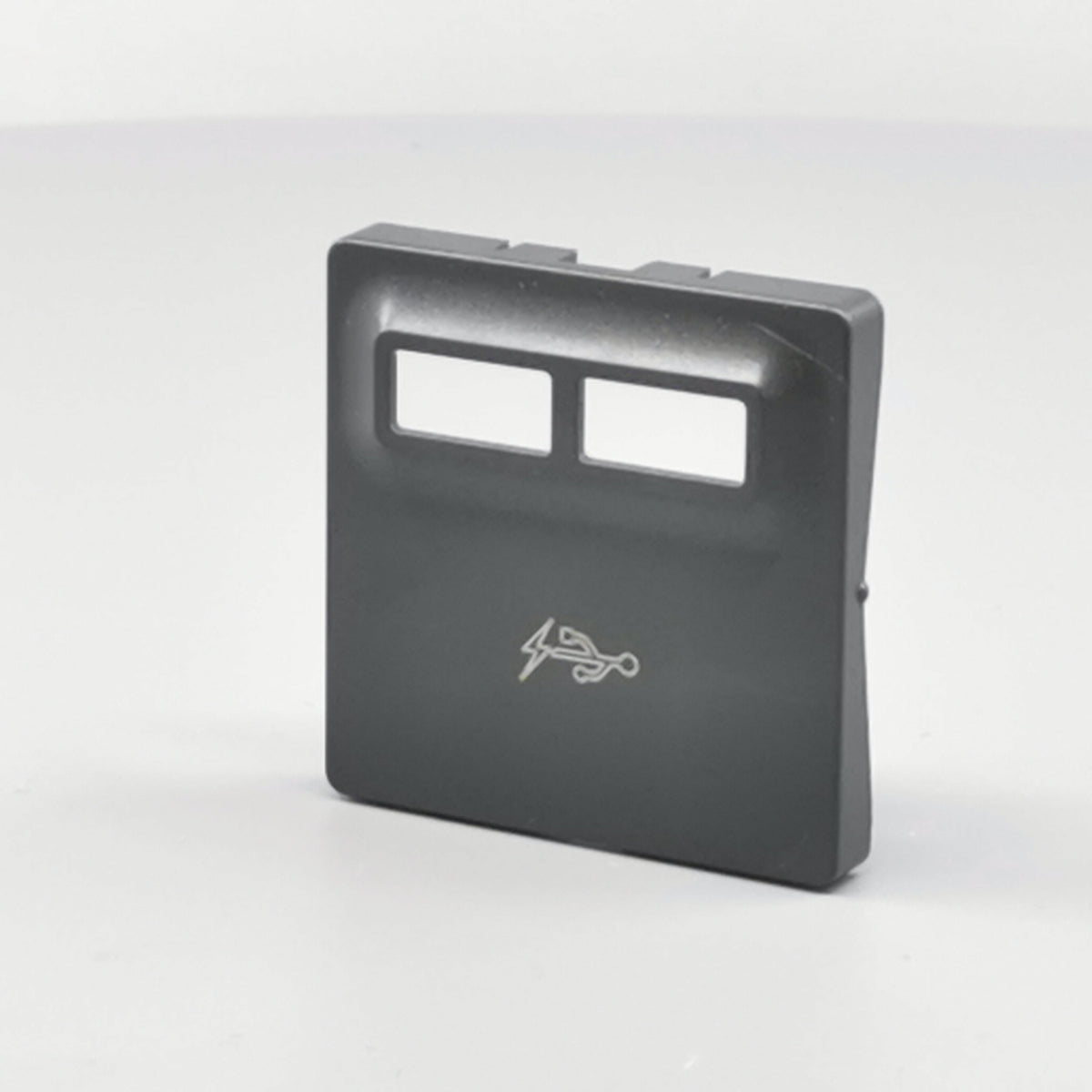Fuga afdækning til 2 USB-ladere koksgrå (360° frame 3)