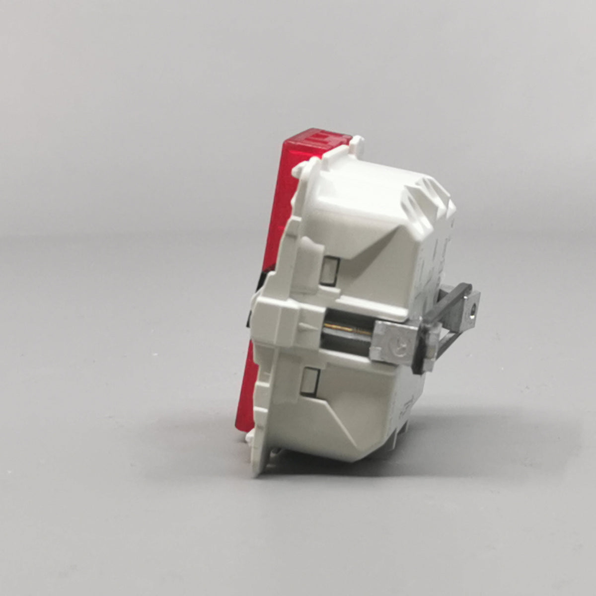 Fuga 1-pol afbryder m/LED lampe 16A uden afdækning (360° frame 8)