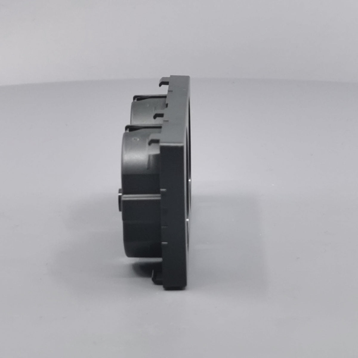 LK Fuga afdækning til 2m stikkontakt med sidejord - koksgrå (360° frame 19)
