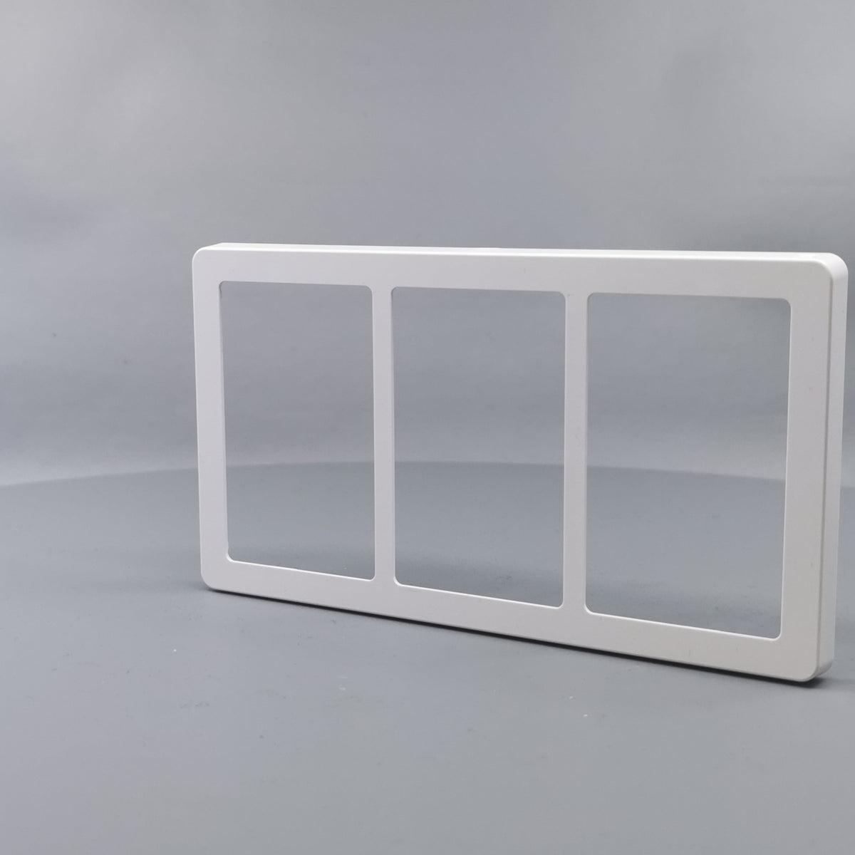 LK Fuga ramme BASE 63 3x1½m - hvid (360° frame 3)