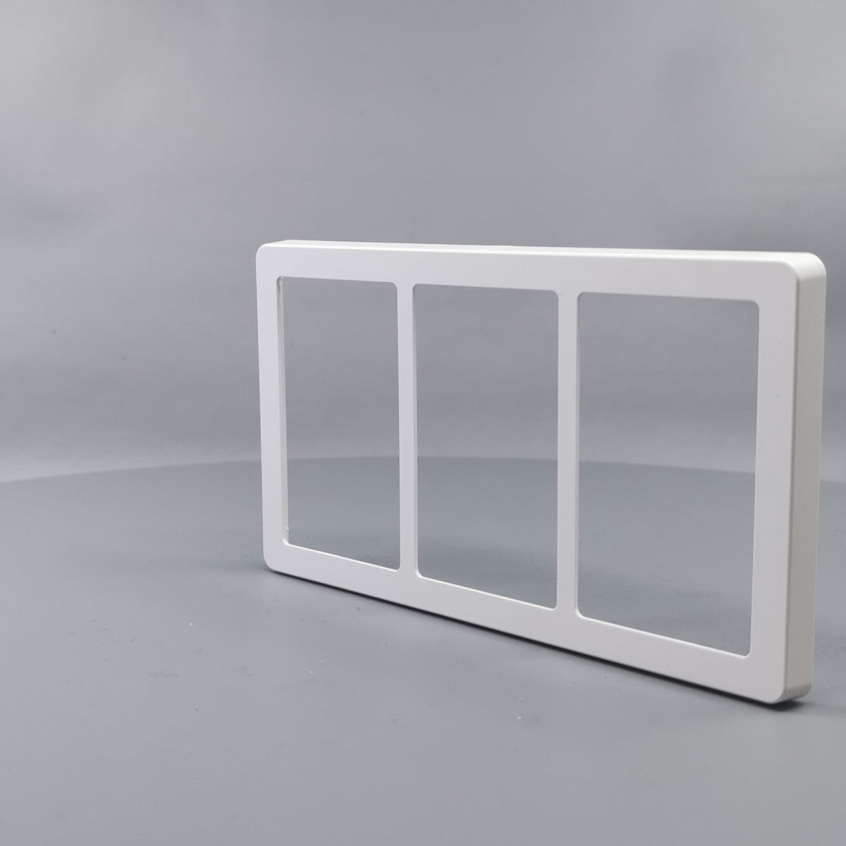 LK Fuga ramme BASE 63 3x1½m - hvid (360° frame 4)