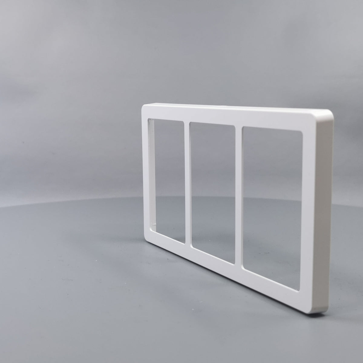 LK Fuga ramme BASE 63 3x1½m - hvid (360° frame 5)