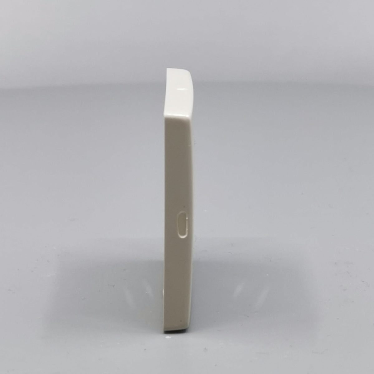 Dæksel for lampestikkontakt 50x50, gammel model - Lysegrå (360° frame 19)