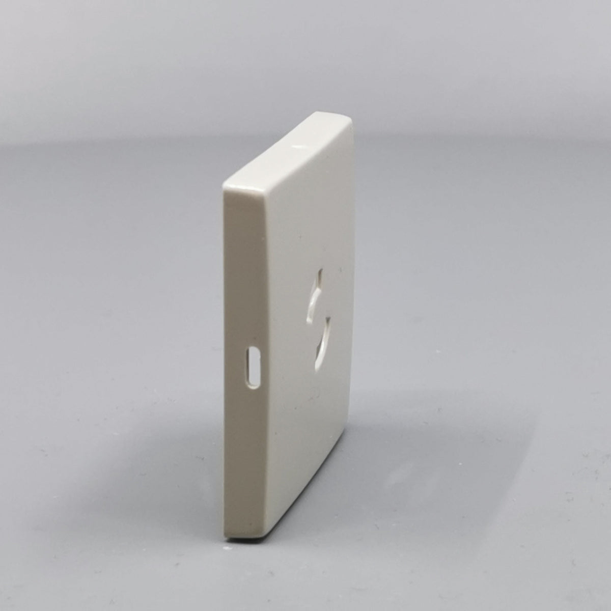 Dæksel for lampestikkontakt 50x50, gammel model - Lysegrå (360° frame 20)