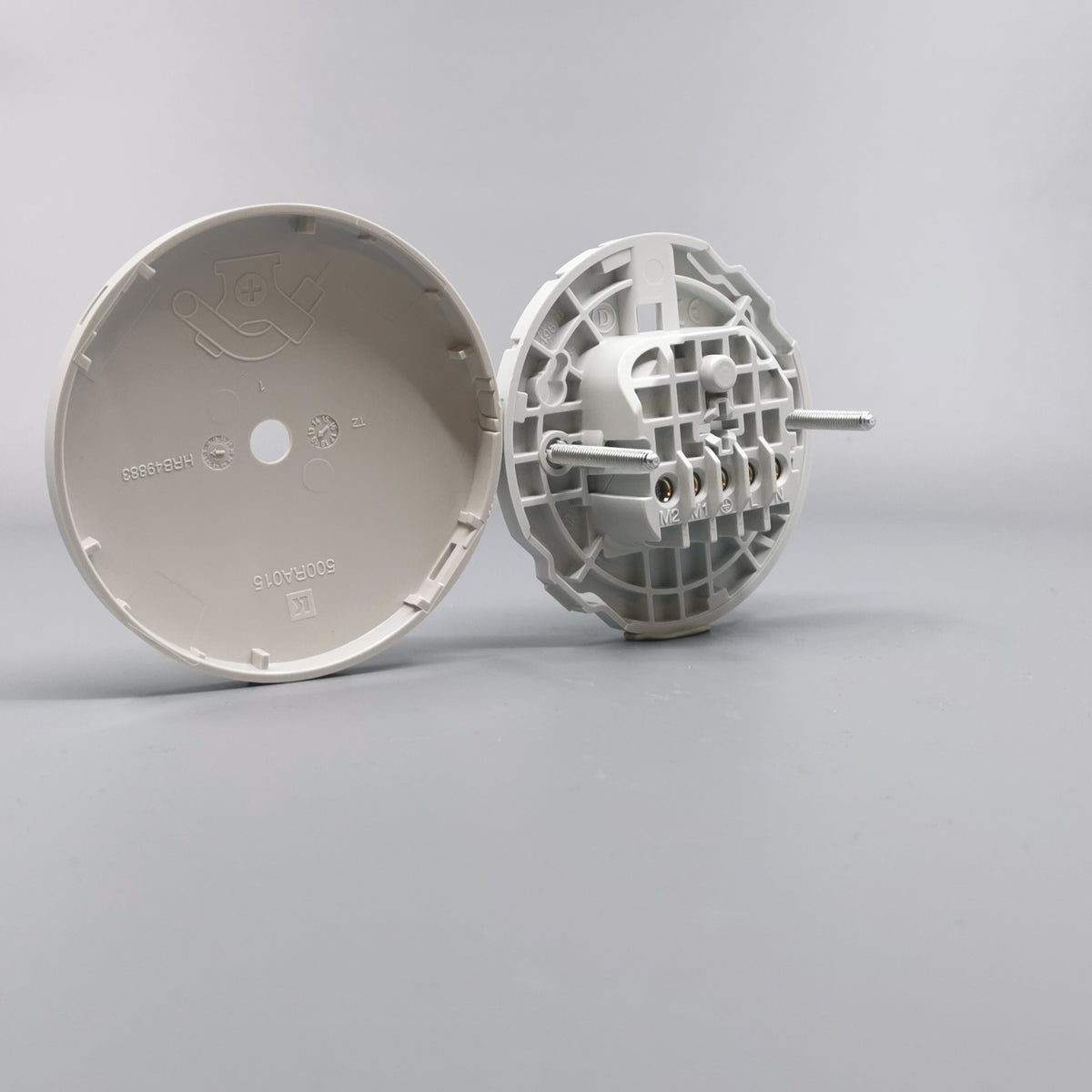 Lampeudtag Ø83mm. 5P Lysegrå (Ny model) (360° frame 11)