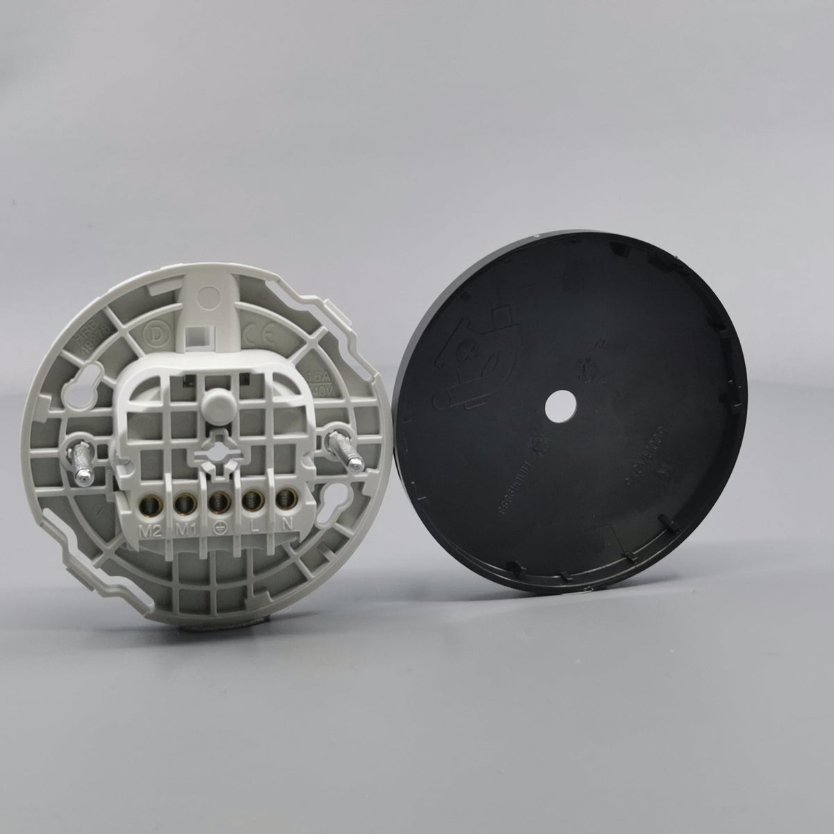 Lampeudtag Ø83mm. 5P Koksgrå (Ny model) (360° frame 12)