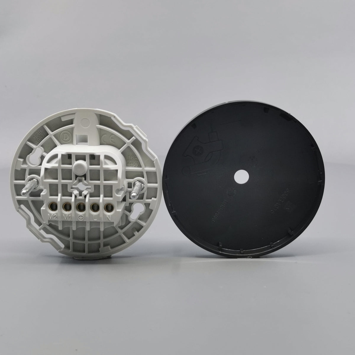 Lampeudtag Ø83mm. 5P Koksgrå (Ny model) (360° frame 13)