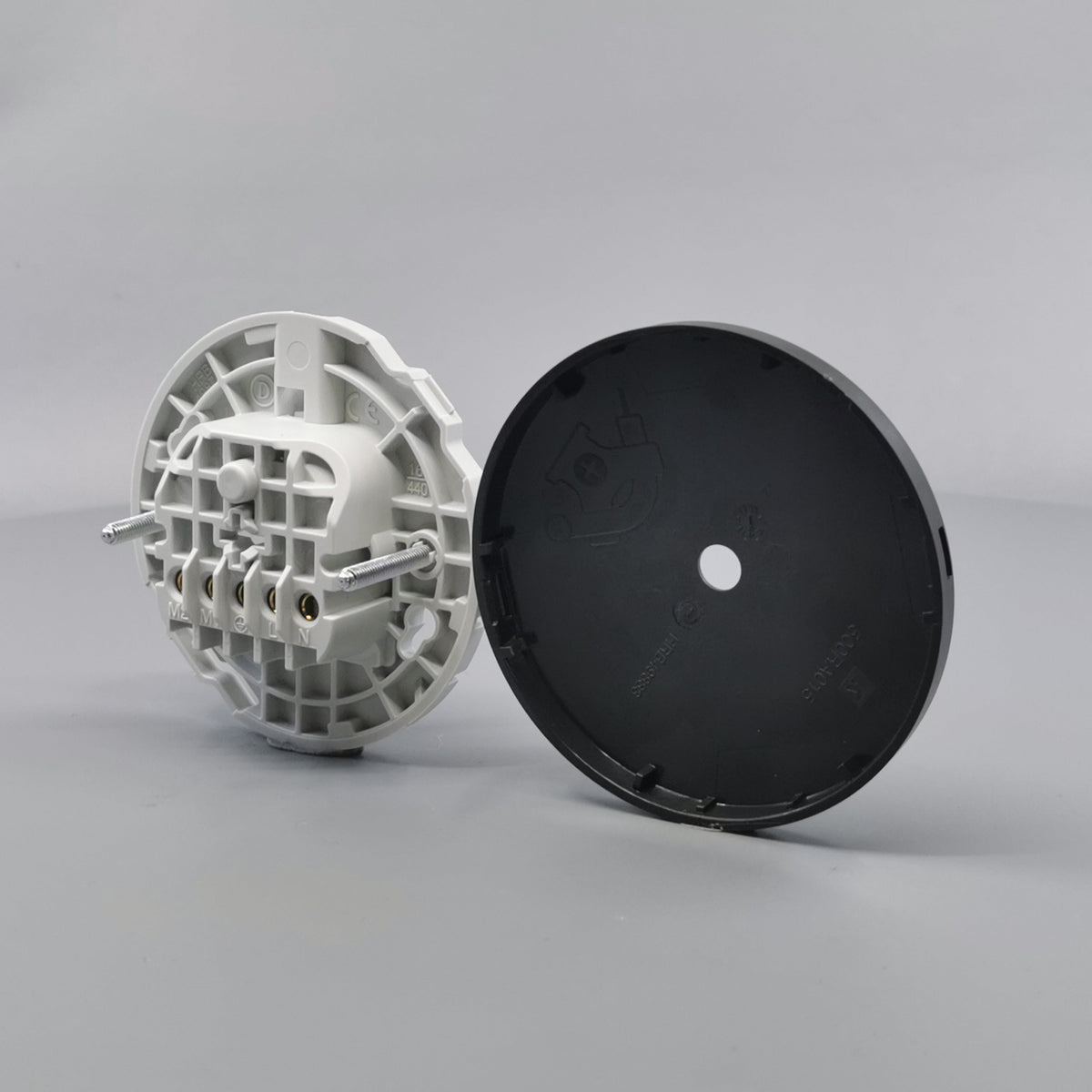 Lampeudtag Ø83mm. 5P Koksgrå (Ny model) (360° frame 15)