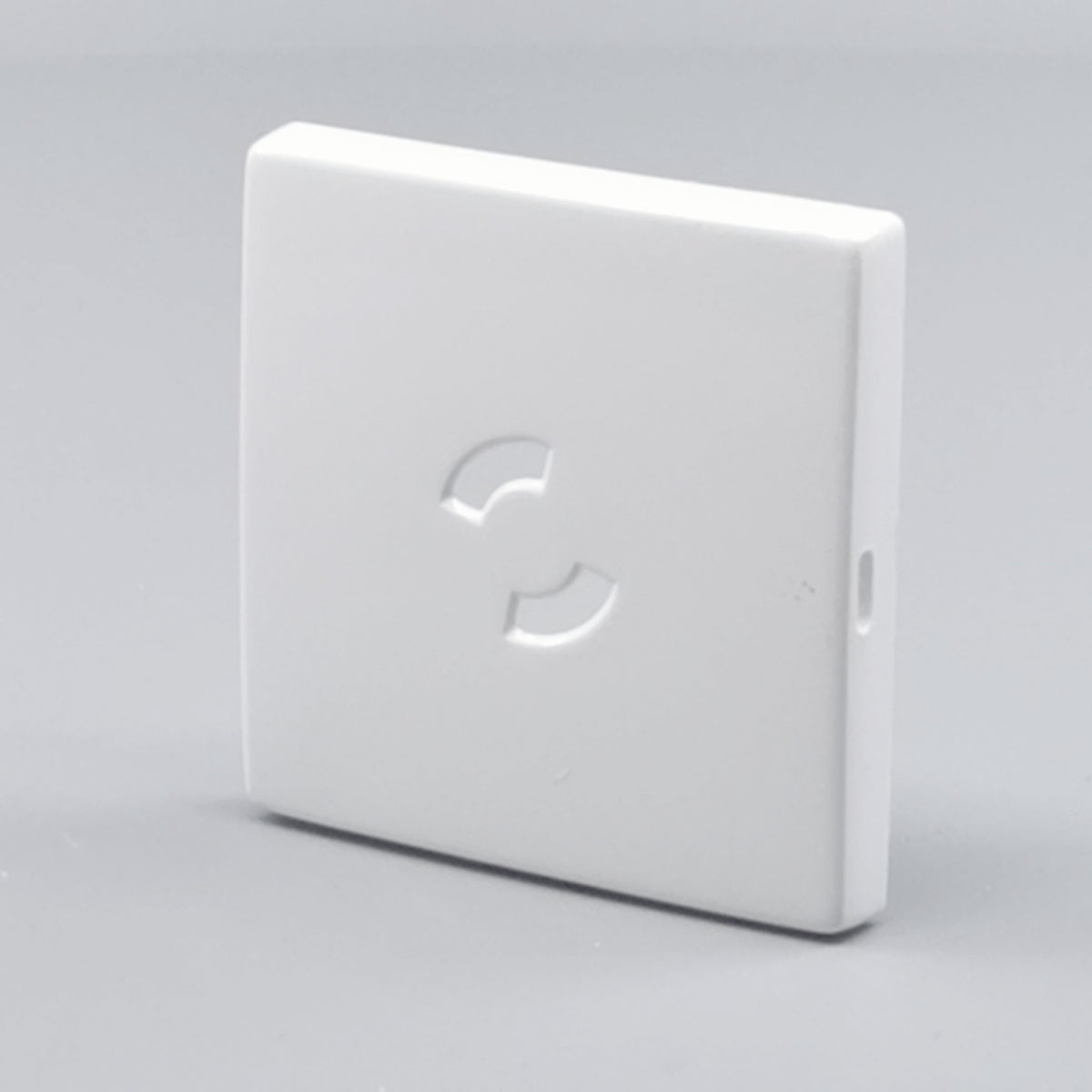 Dæksel for lampestikkontakt 50x50 hvid gl. model (360° frame 3)