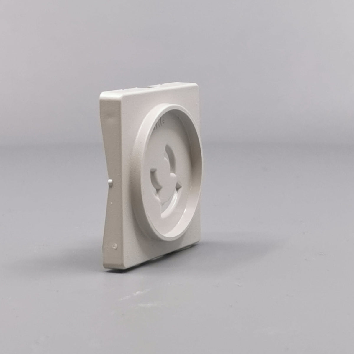 Fuga Afdækning lampestikkontakt 50x50 lysegrå (360° frame 21)