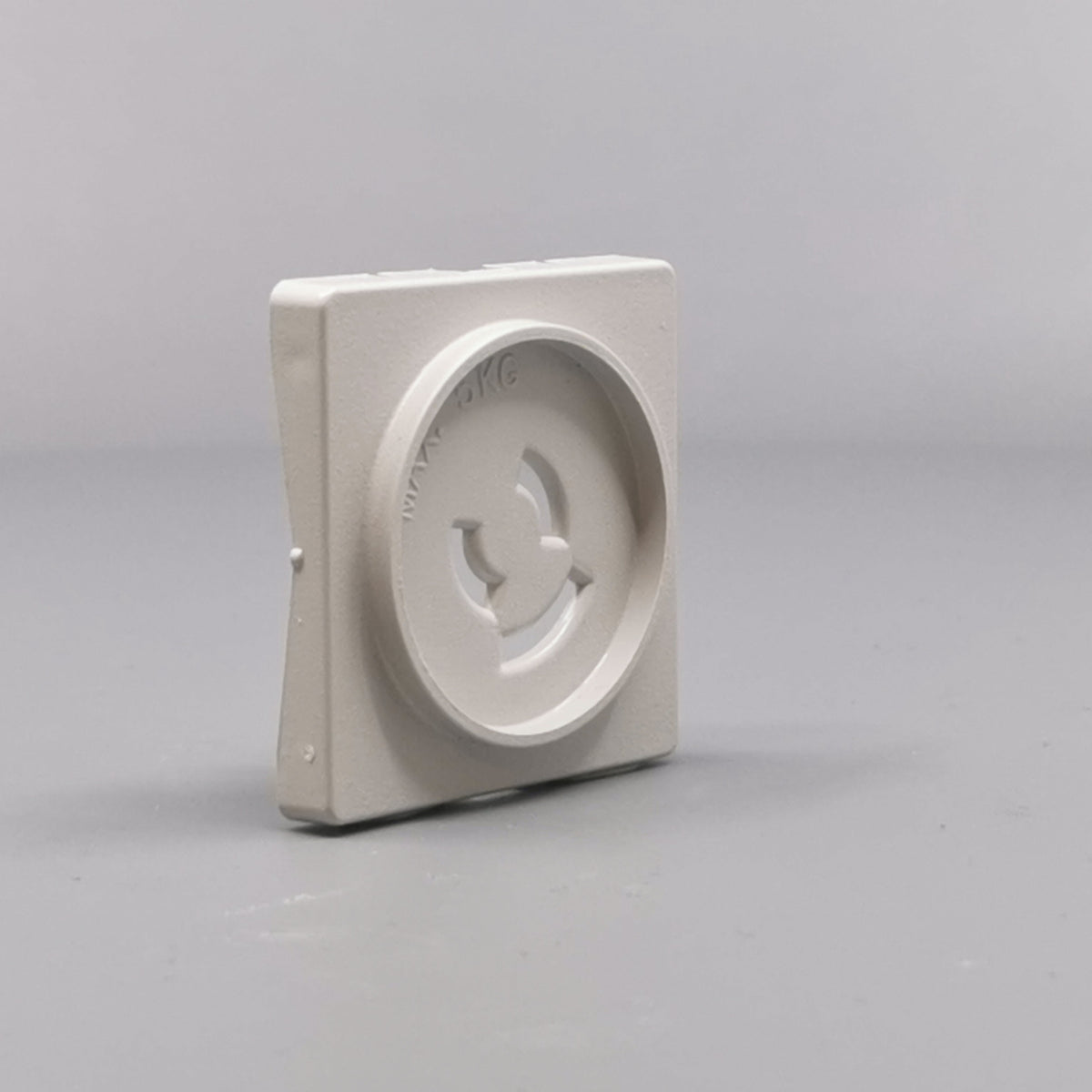 Fuga Afdækning lampestikkontakt 50x50 lysegrå (360° frame 22)