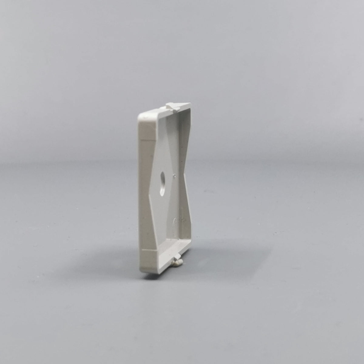 LK Fuga afdækning til lampeudtag 50x50, gammel model - lysegrå (360° frame 8)