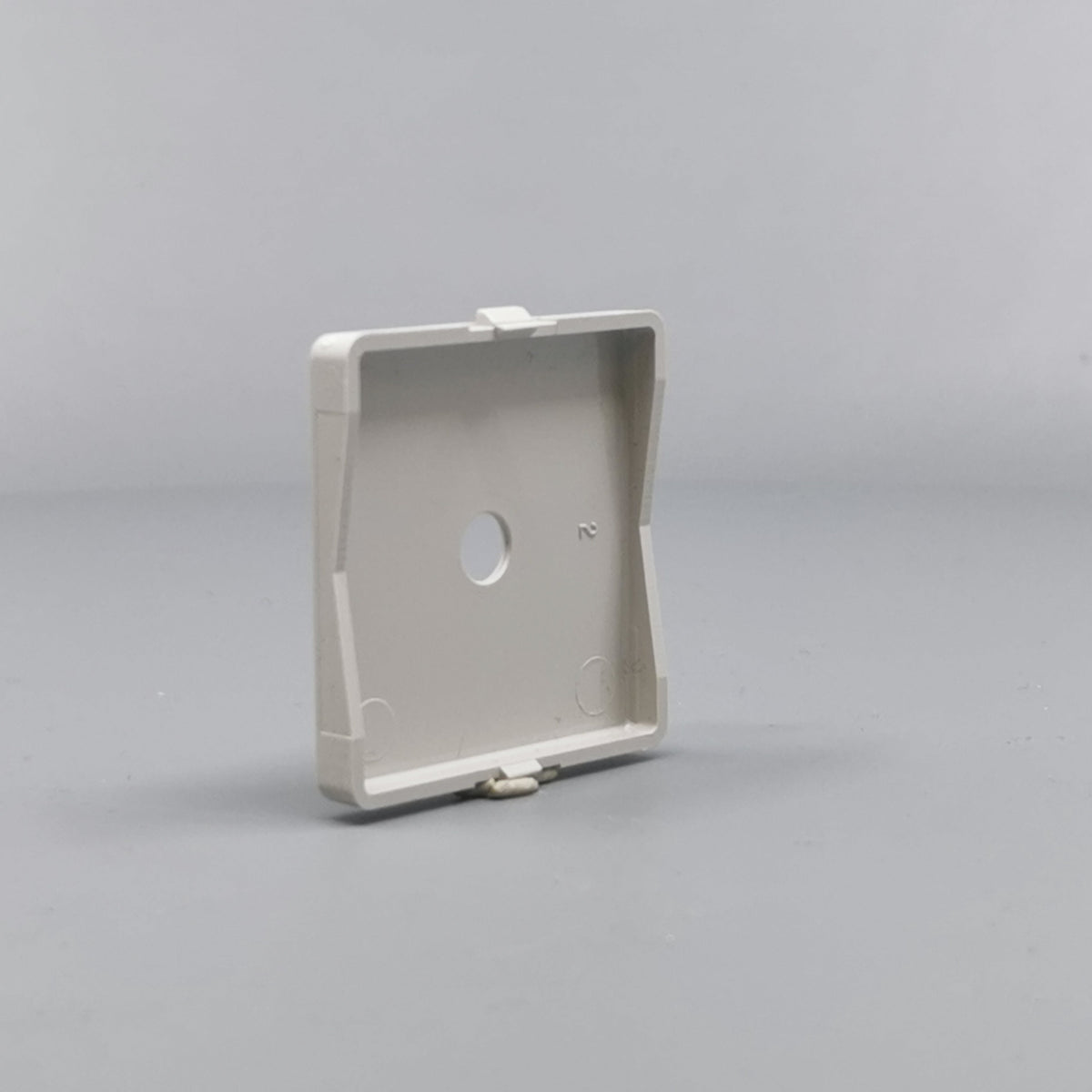 LK Fuga afdækning til lampeudtag 50x50, gammel model - lysegrå (360° frame 10)