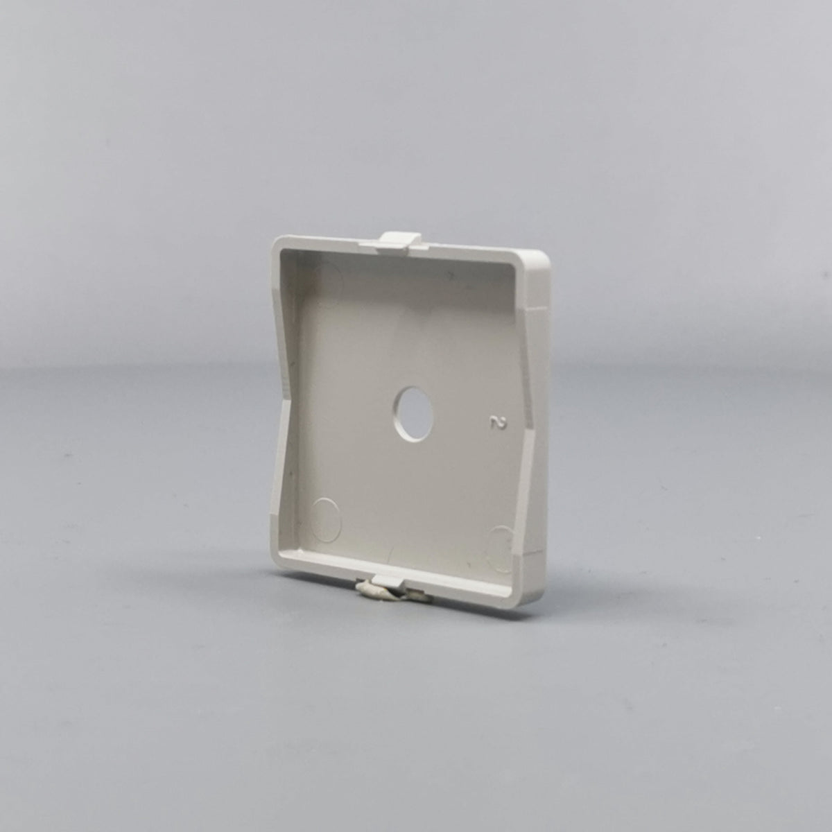 LK Fuga afdækning til lampeudtag 50x50, gammel model - lysegrå (360° frame 16)