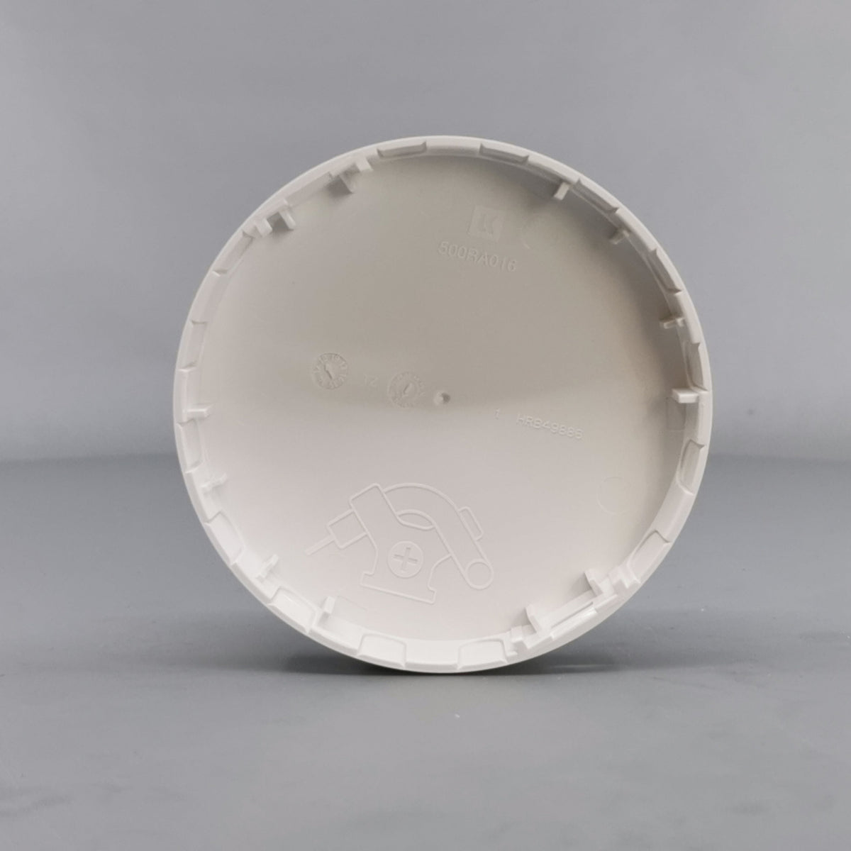 Afdækning for Ø83 m. sideindgang Hvid (Ny model) (360° frame 13)