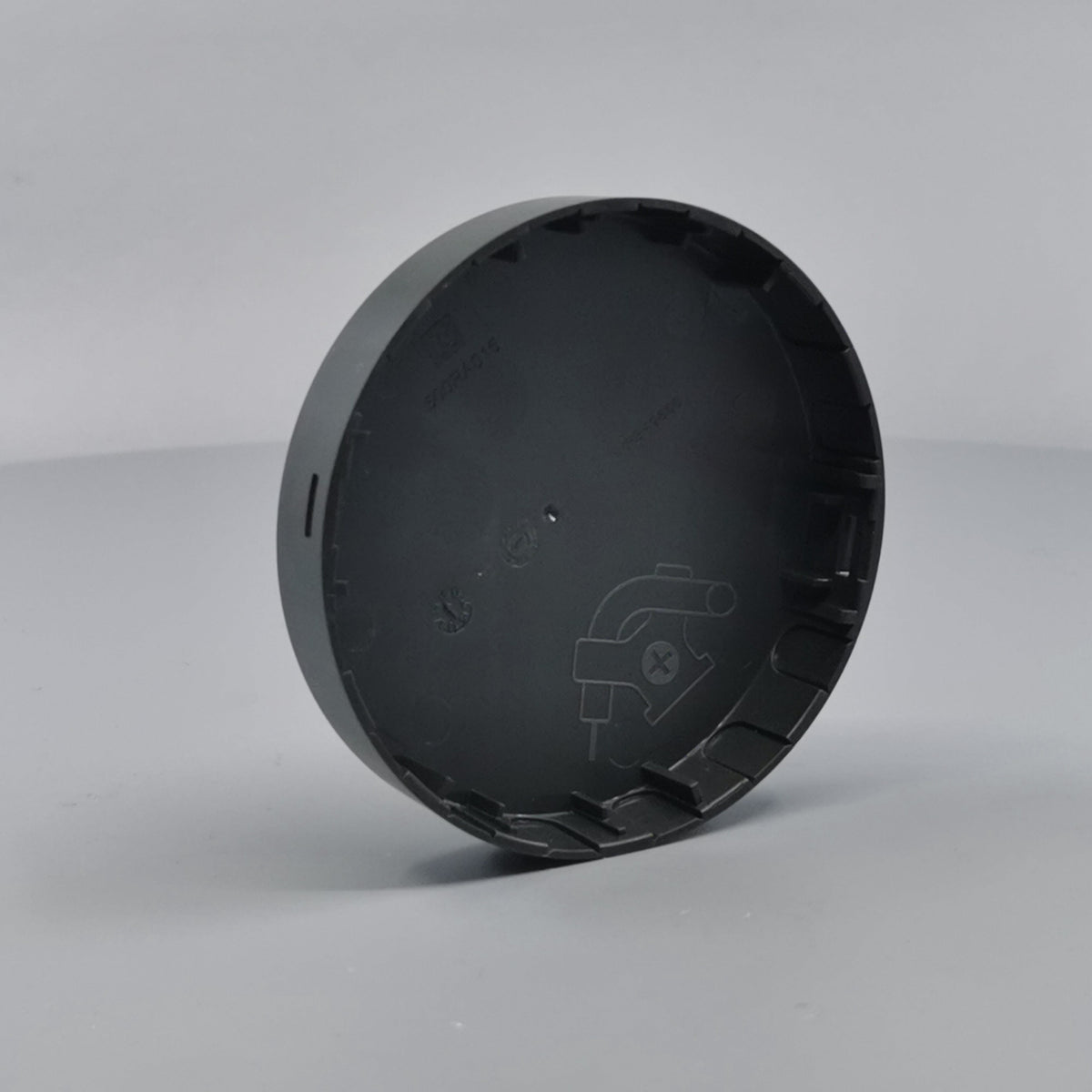 Afdækning for Ø83 sideindgang Koksgrå (Ny model) (360° frame 11)