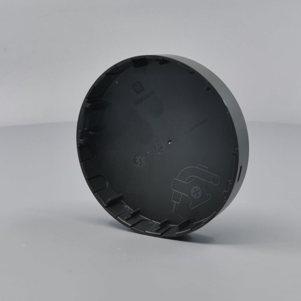 Afdækning for Ø83 sideindgang Koksgrå (Ny model) (360° frame 15)