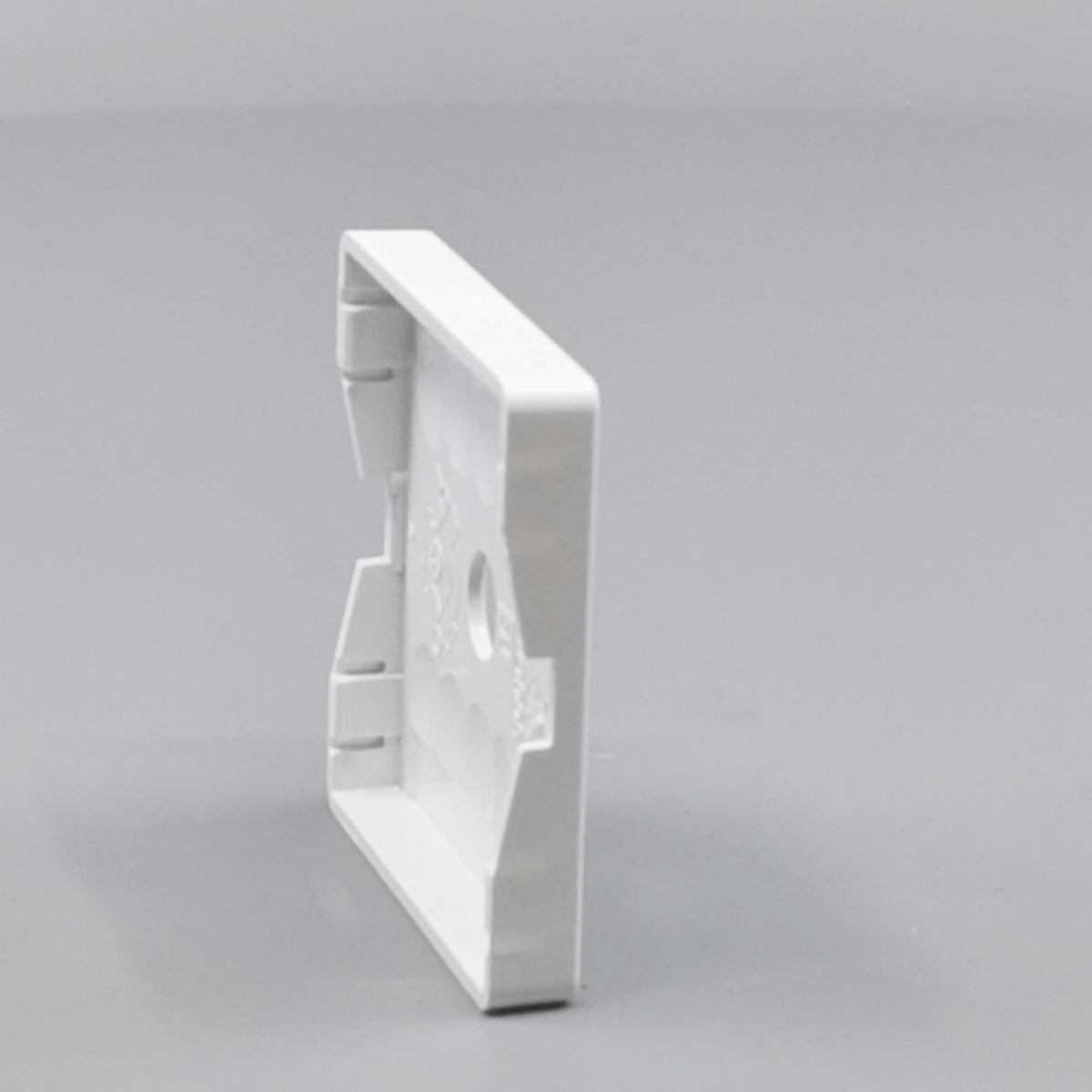 LK Fuga afdækning til lampeudtag 50x50, ny model - hvid (360° frame 18)
