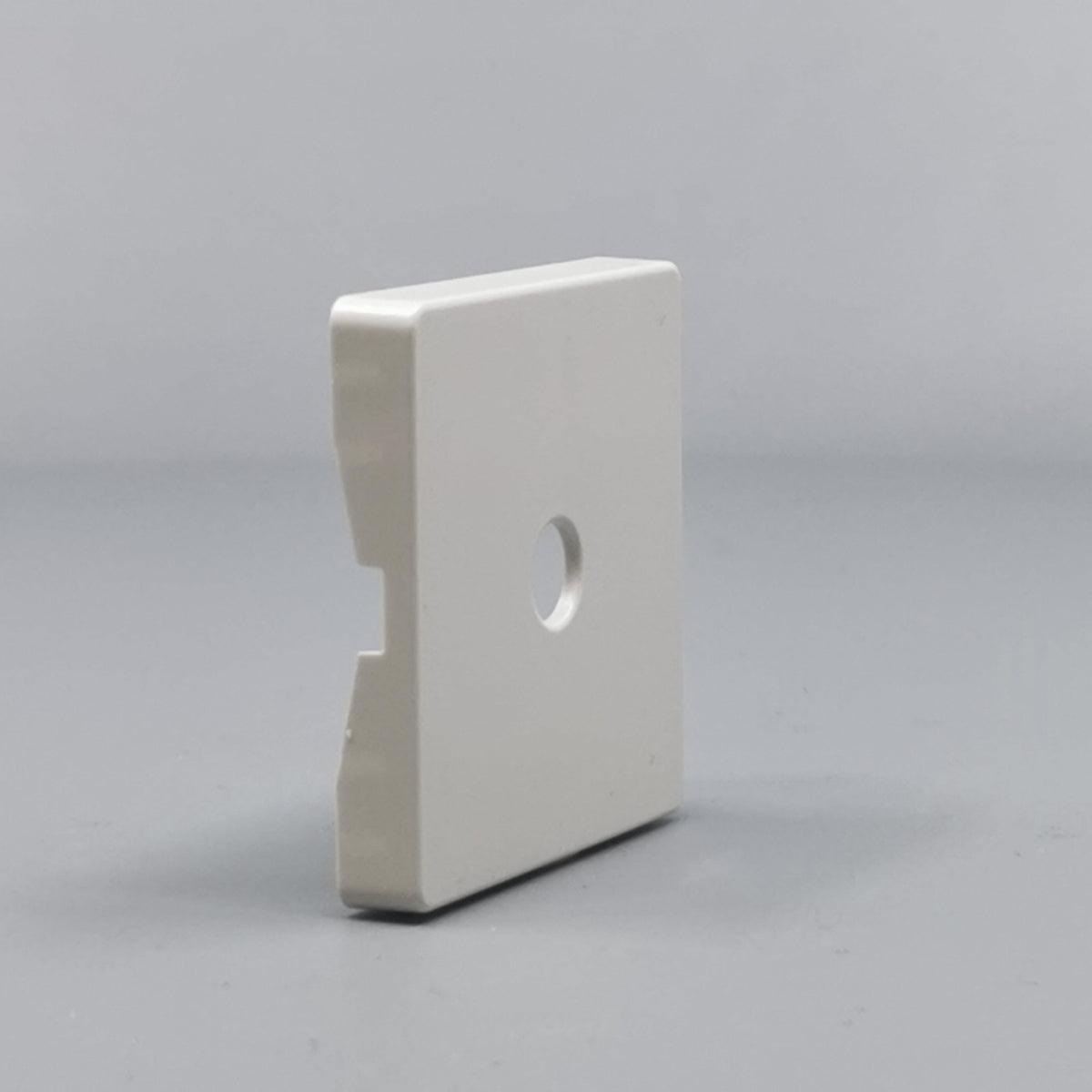 LK Fuga afdækning til lampeudtag 50x50, ny model - lysegrå (360° frame 21)