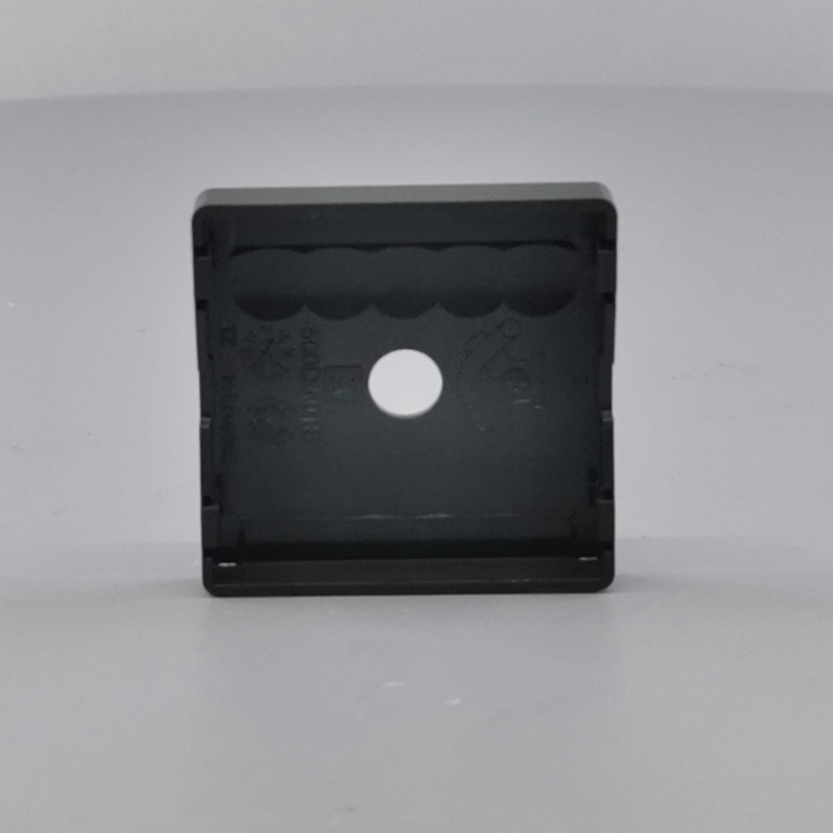 Fuga Afdækning for udtag. 50x50 Koksgrå (Ny Model) (360° frame 13)
